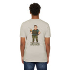 Tactical Dad Bod T-Shirt — Military Dad Beer Graphic Chest Patch
