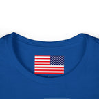 "Shhh My husband thinks I'm at work" Softstyle Crew Tee