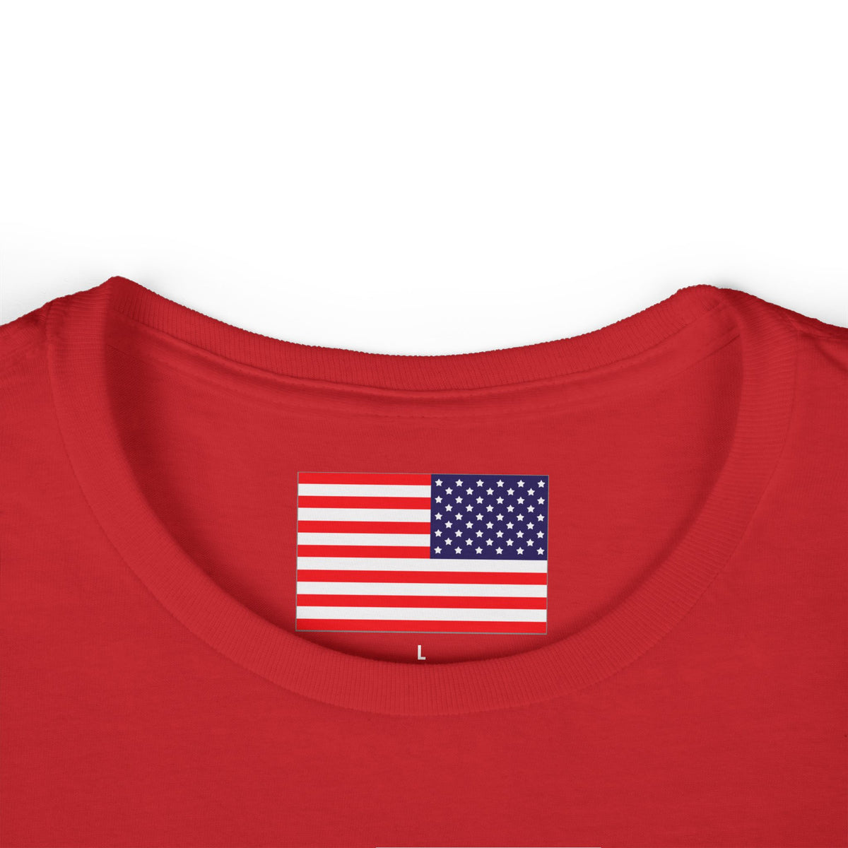 "Shhh My husband thinks I'm at work" Softstyle Crew Tee