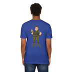 Tactical Dad Bod T-Shirt — Military Dad Beer Graphic Chest Patch