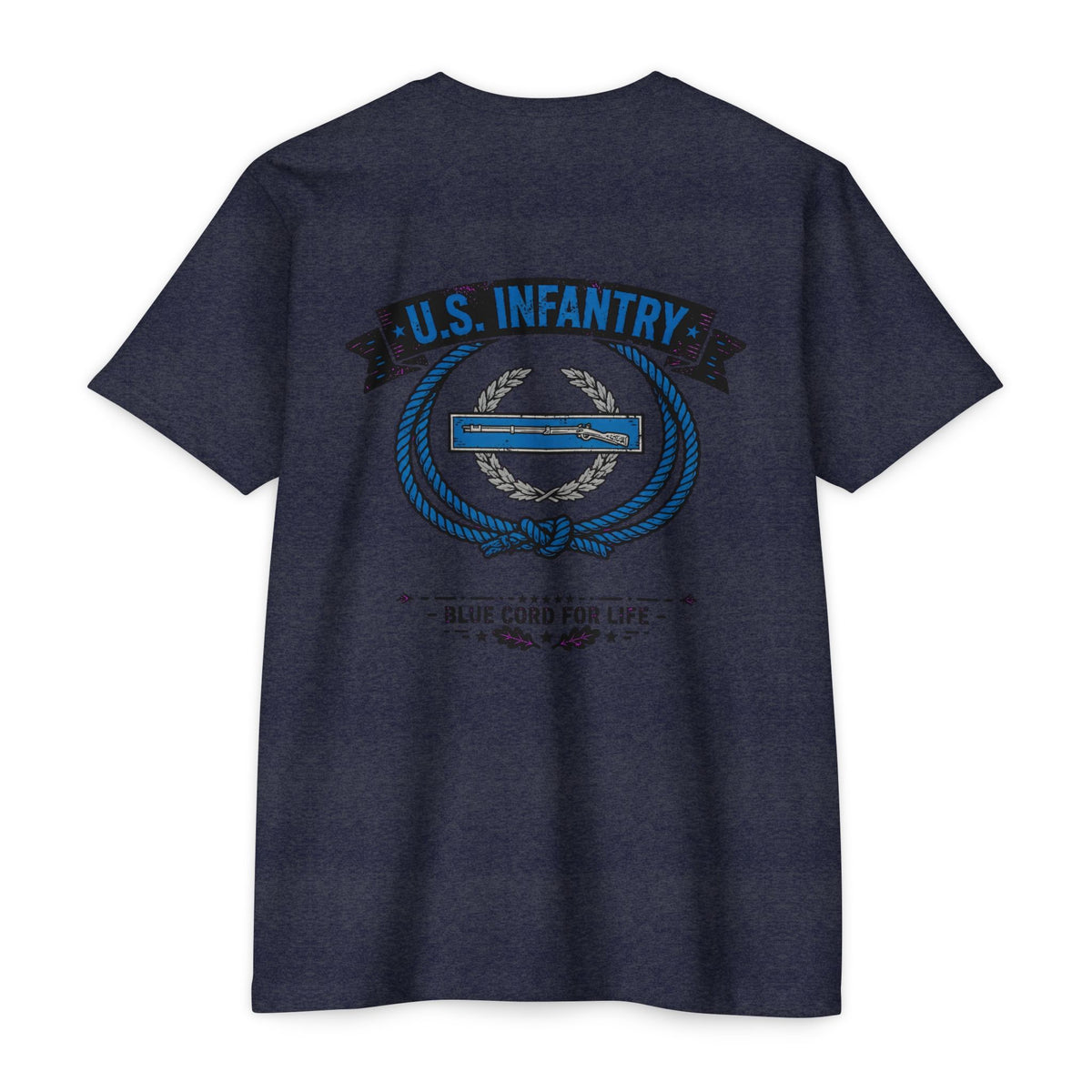 Infantry Blue Cord Tee