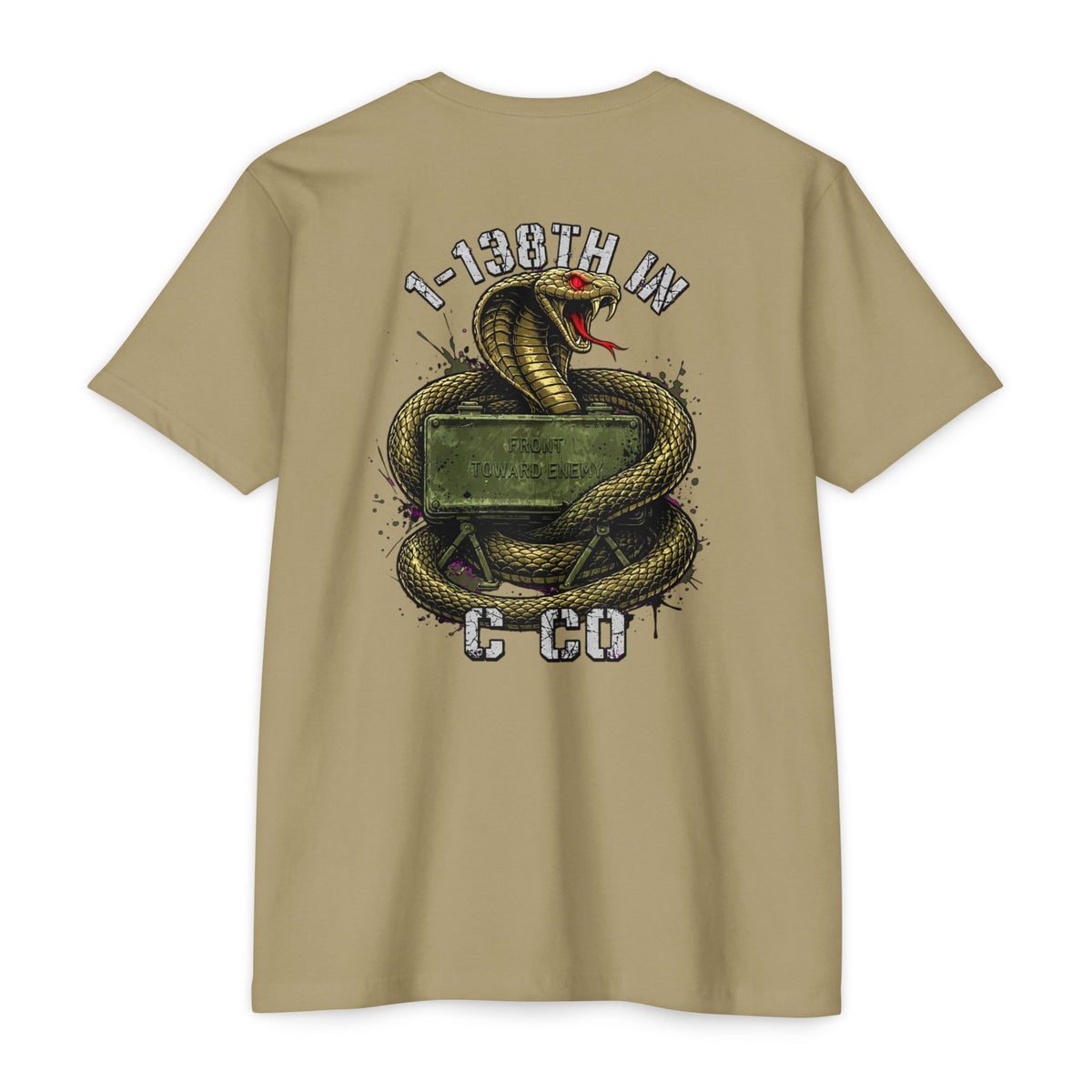 Charlie Company AT Cobra Tee No Rank and Name