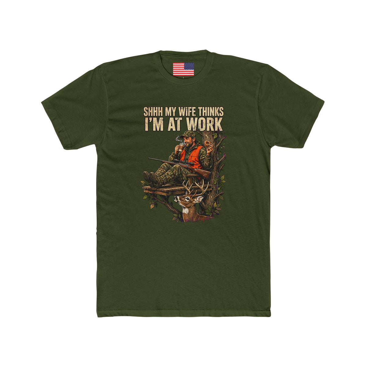"Shhh My Wife Thinks I'm At Work"  Tee