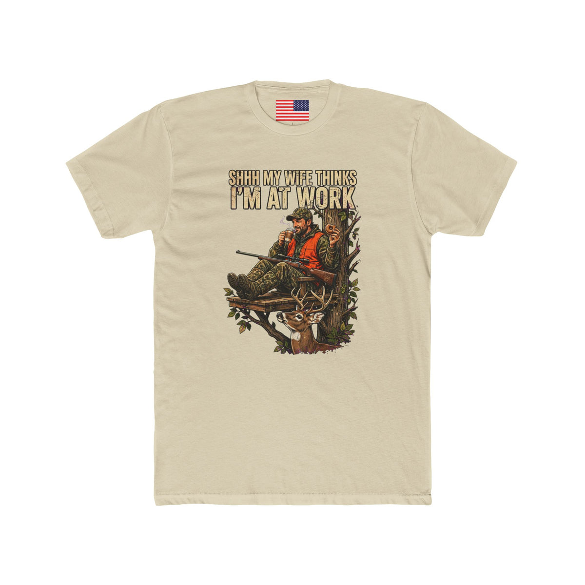 "Shhh My Wife Thinks I'm At Work"  Tee