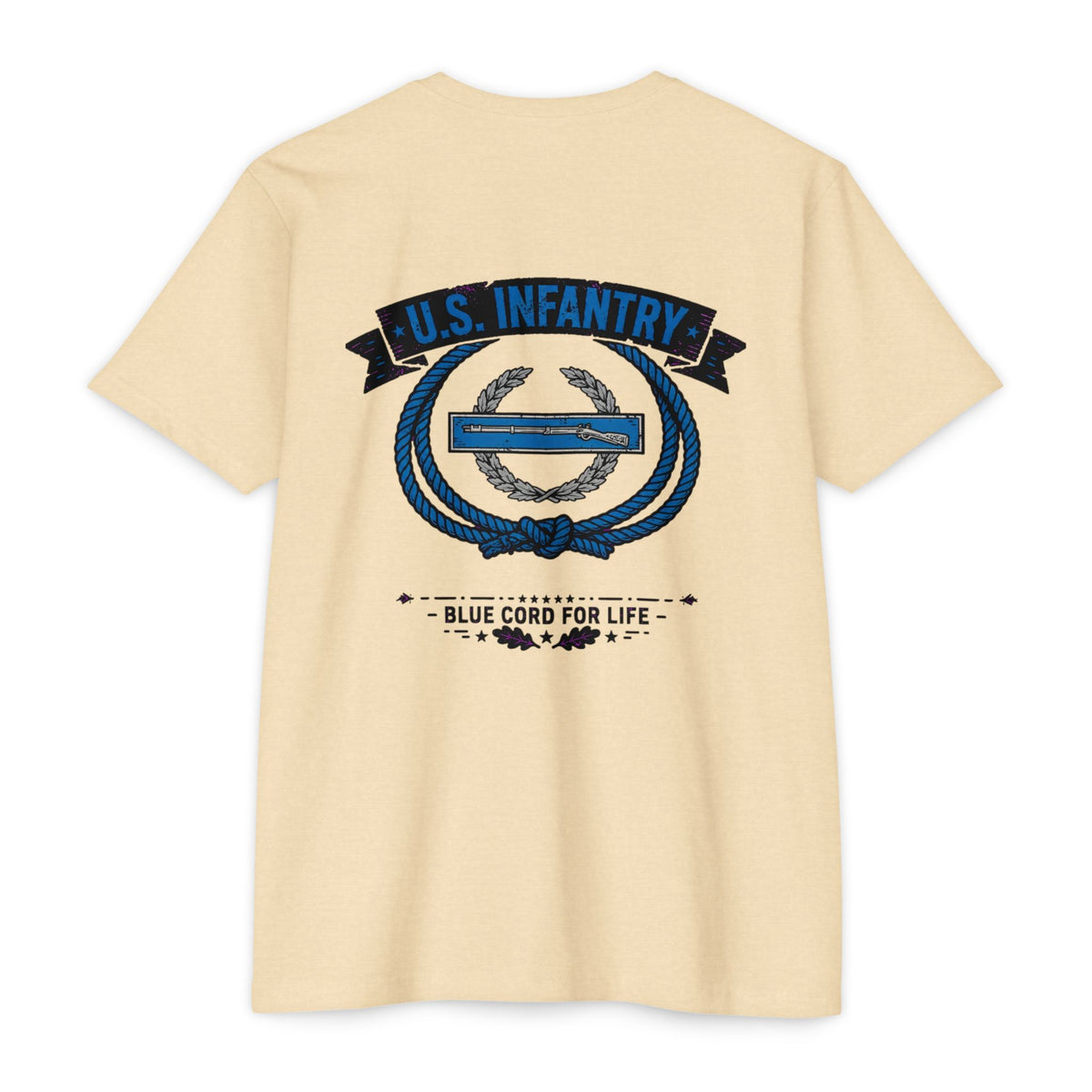 Infantry Blue Cord Tee