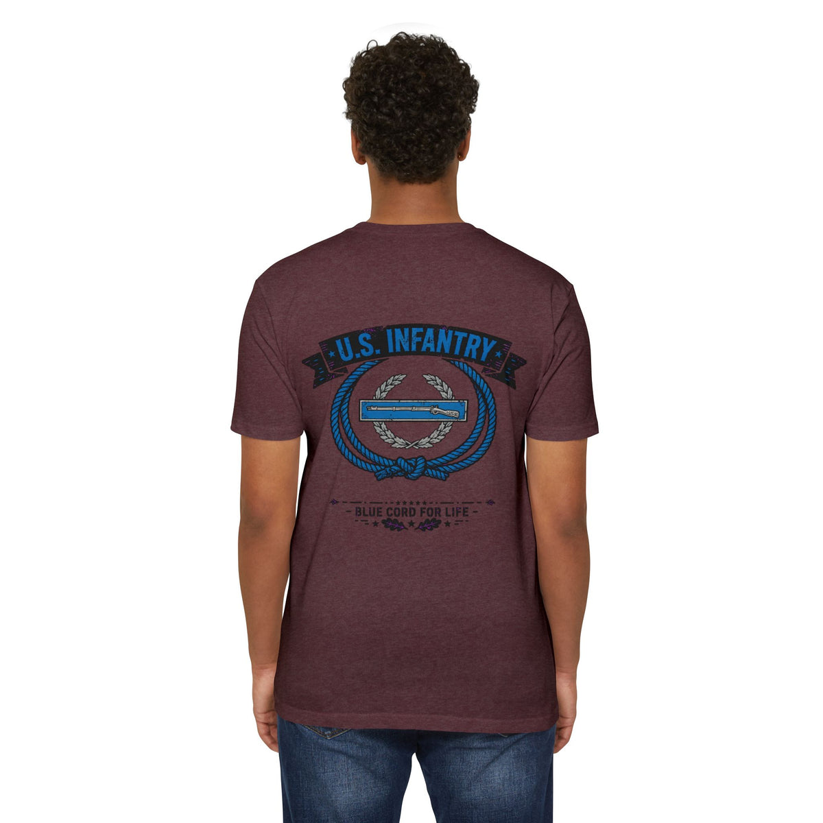 Infantry Blue Cord Tee