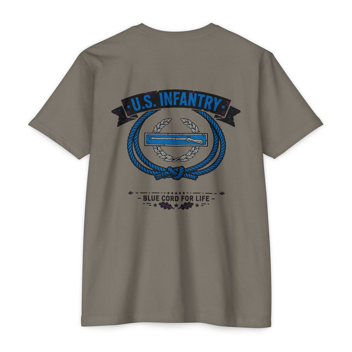 Infantry Blue Cord Tee