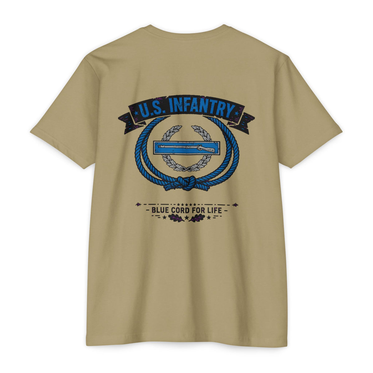 Infantry Blue Cord Tee