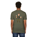 Tactical Dad Bod T-Shirt — Military Dad Beer Graphic Chest Patch