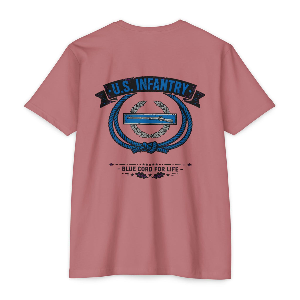 Infantry Blue Cord Tee