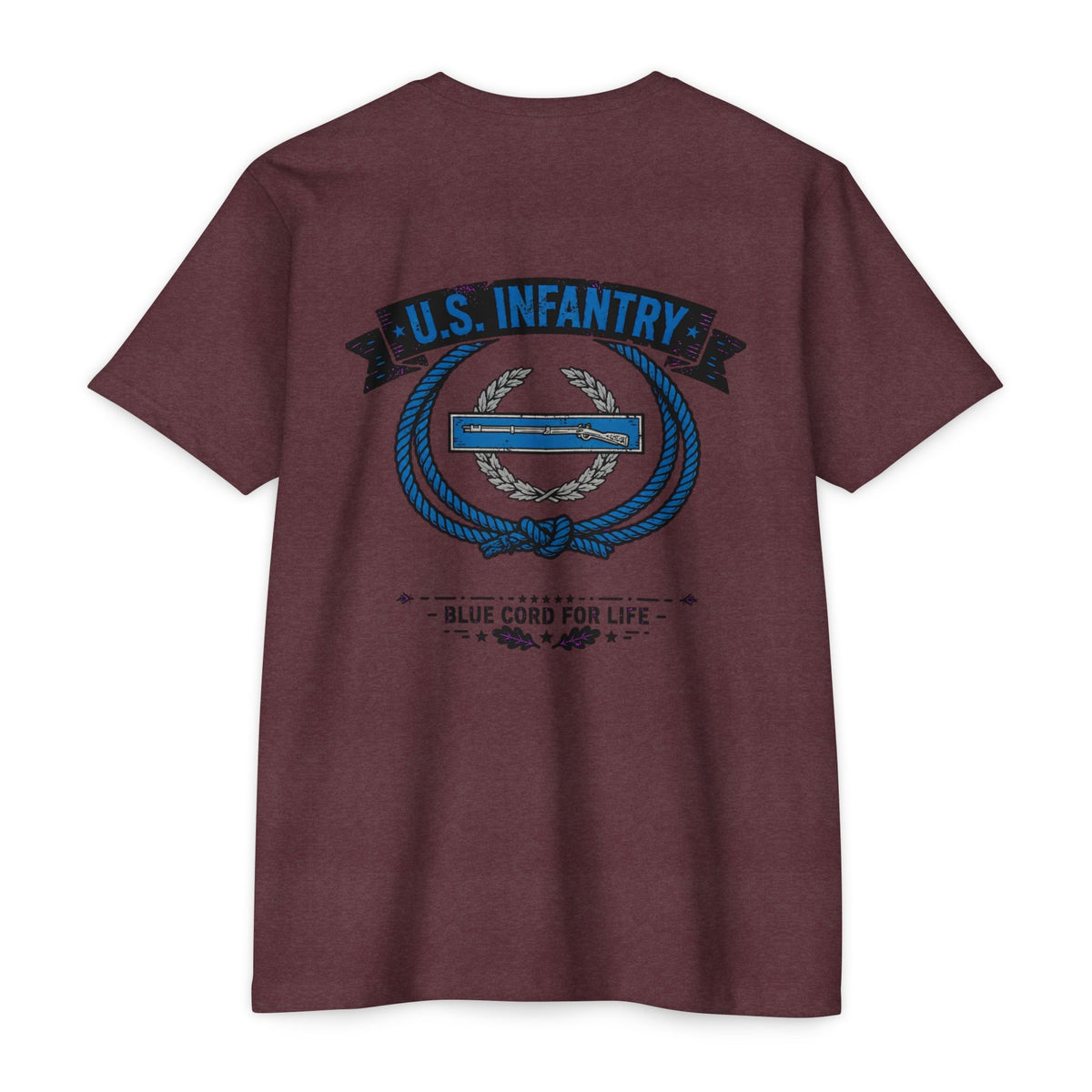 Infantry Blue Cord Tee