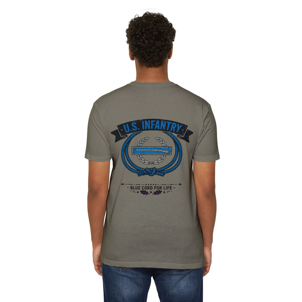 Infantry Blue Cord Tee