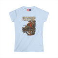 "Shhh My husband thinks I'm at work" Softstyle Crew Tee