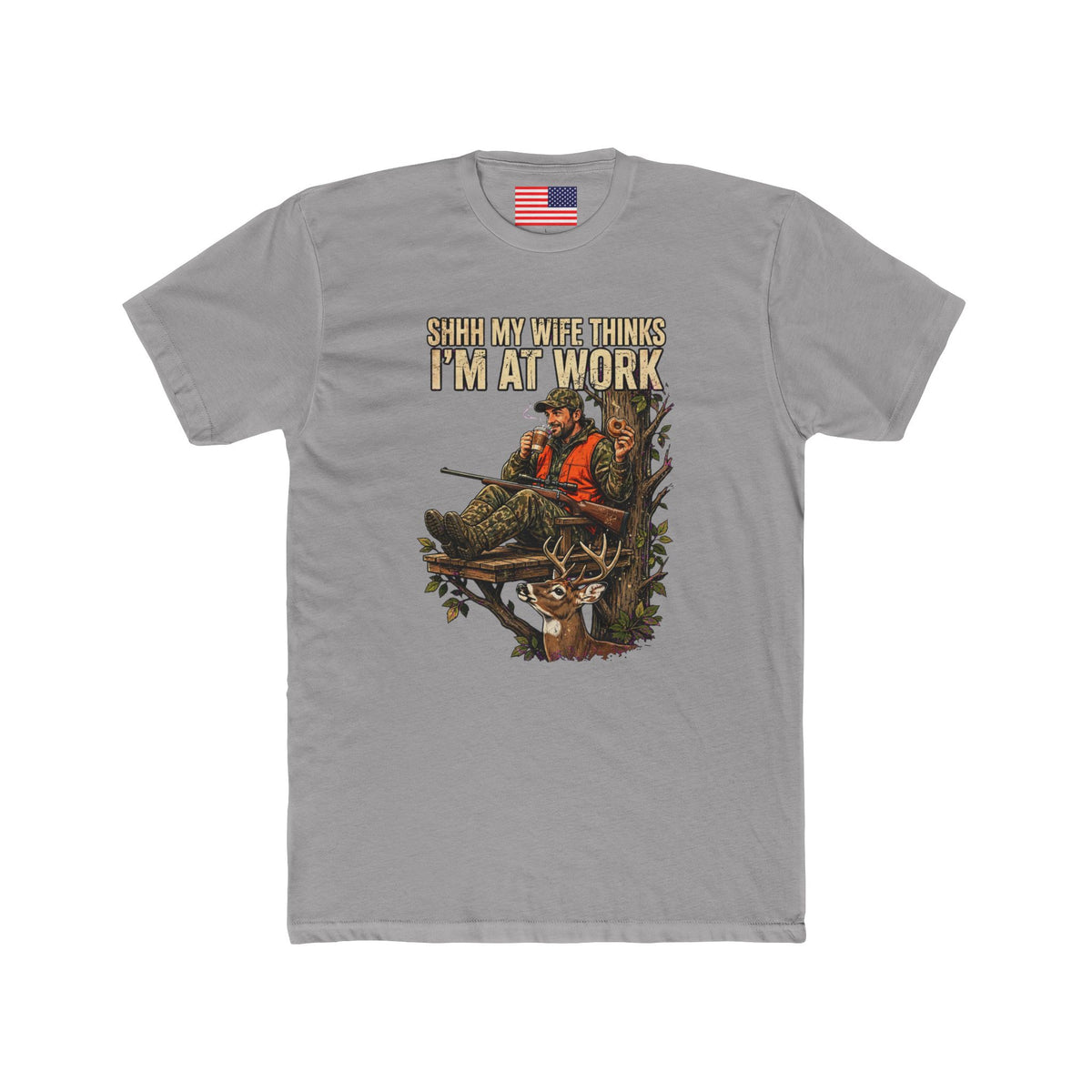 "Shhh My Wife Thinks I'm At Work"  Tee