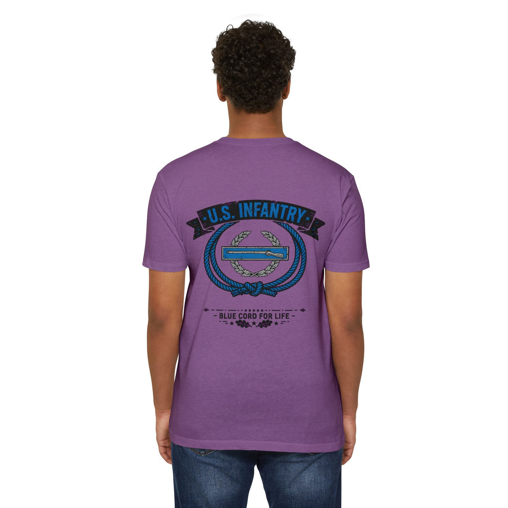 Infantry Blue Cord Tee