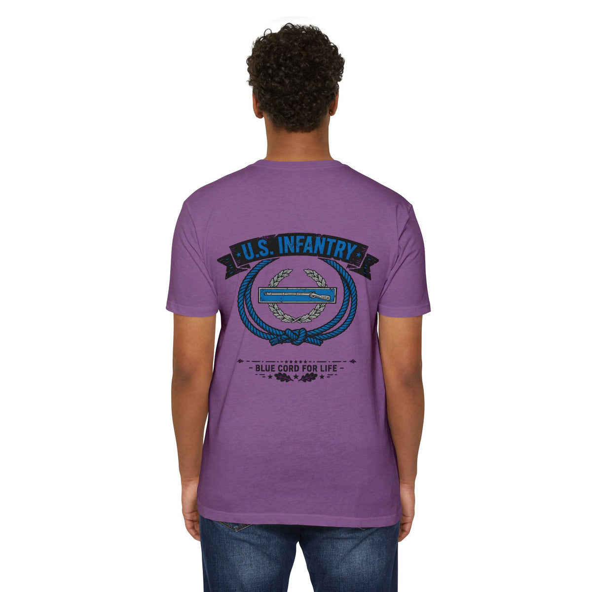 Infantry Blue Cord Tee