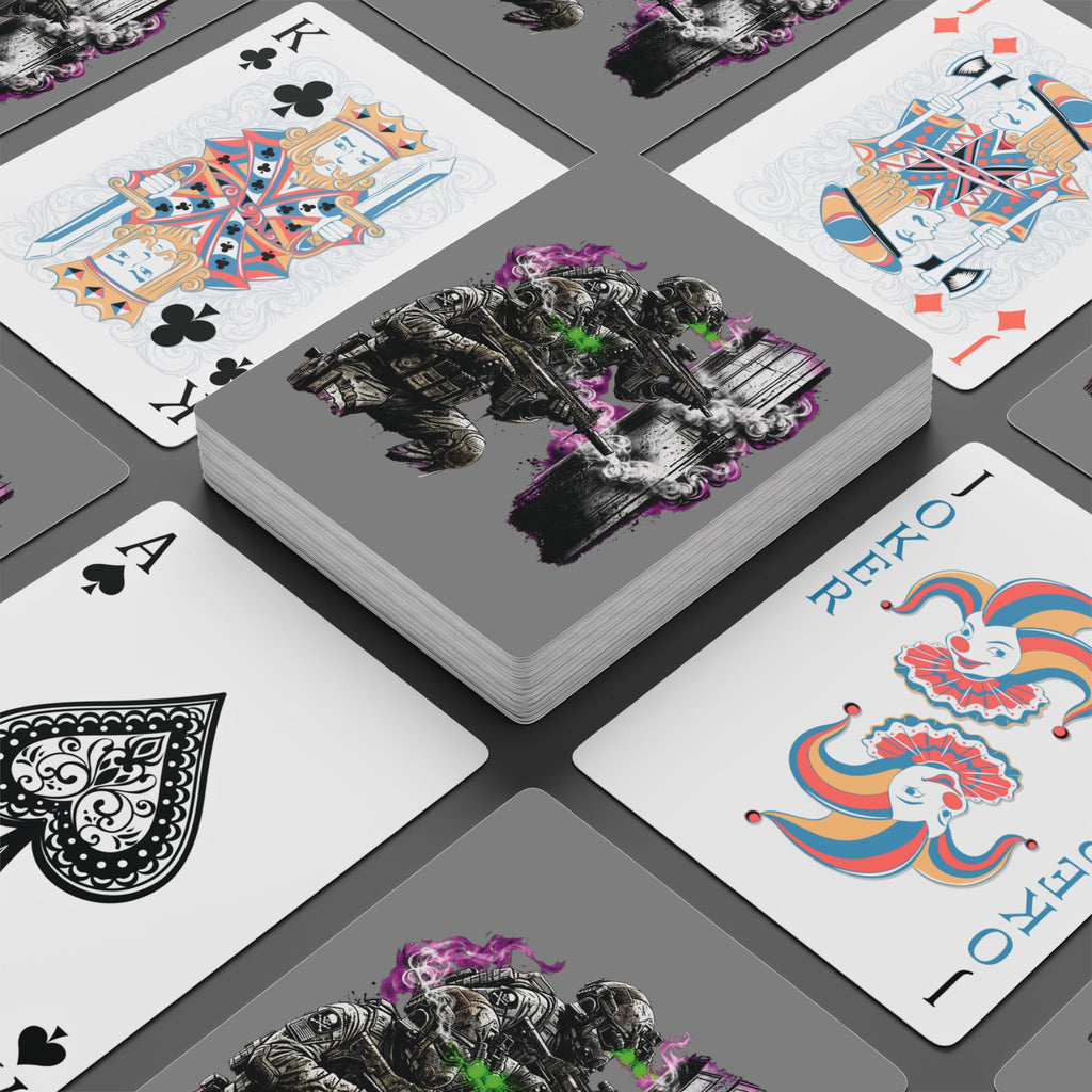 Tactical Soldiers Poker Playing Cards