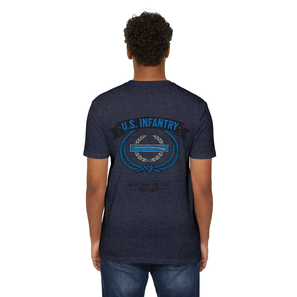 Infantry Blue Cord Tee