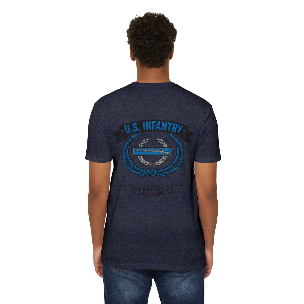 Infantry Blue Cord Tee