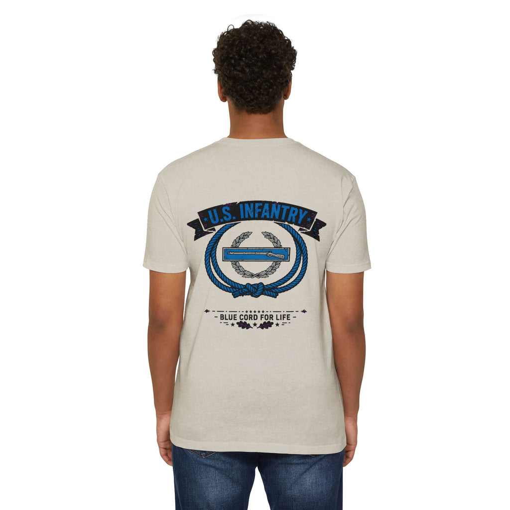 Infantry Blue Cord Tee