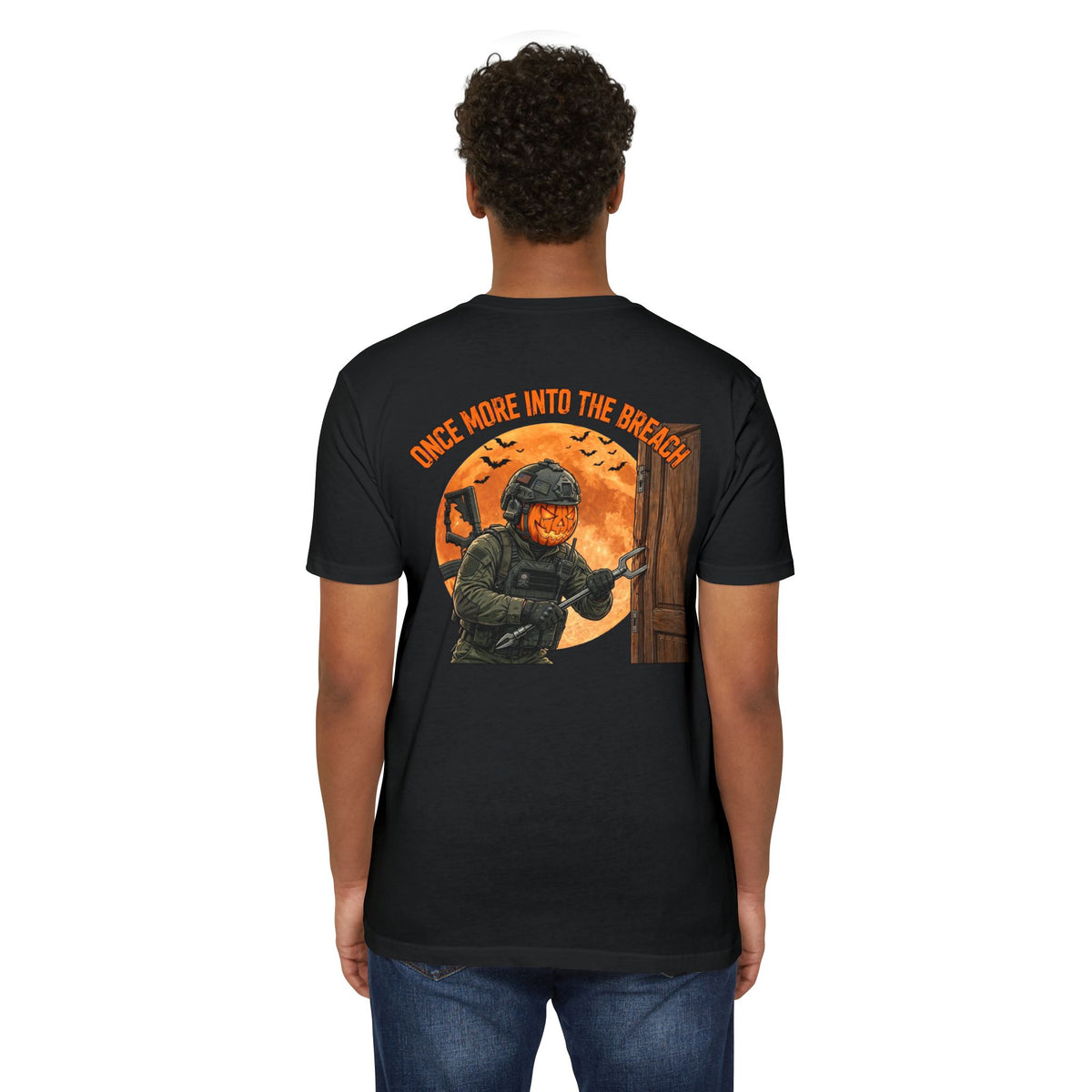 Halloween Pumpkin Soldier T‑Shirt