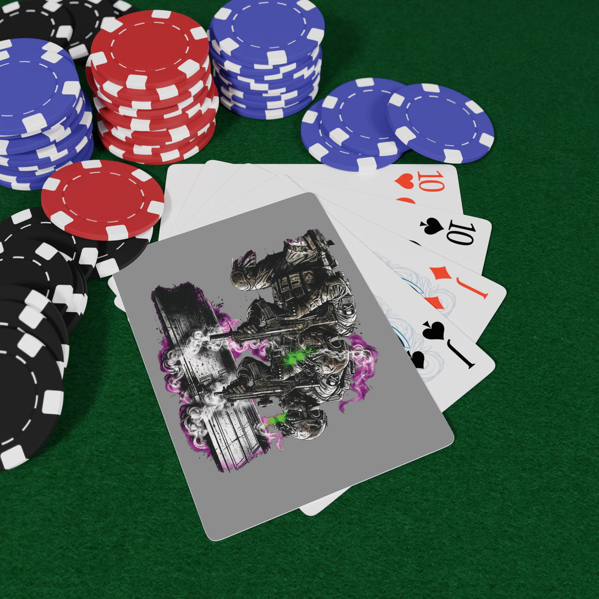 Tactical Soldiers Poker Playing Cards